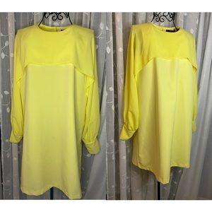 Yellow ZARA dress size small